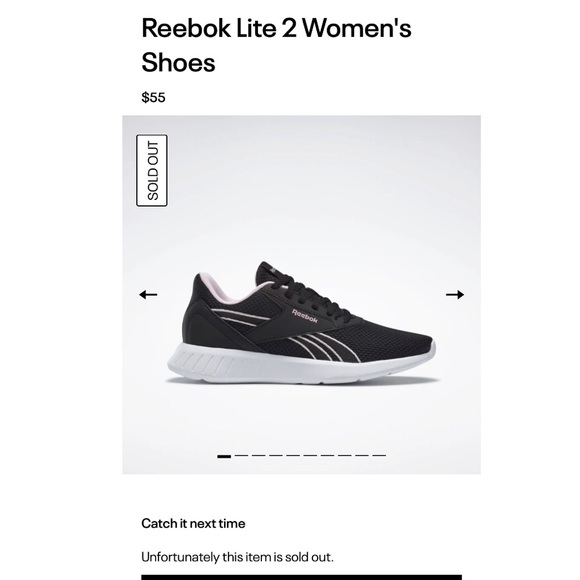 Light Pink Women’s Reebok Sneaker with tag sticker - Picture 2 of 12